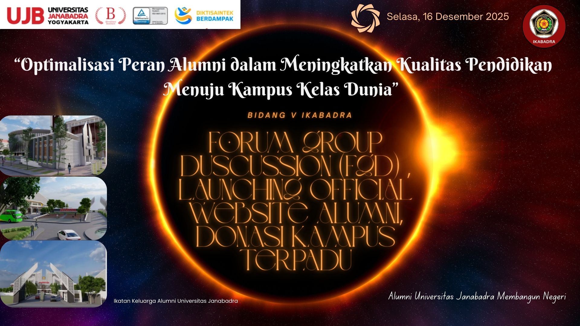 FGD Penggalangan Donasi Pembangunan Kampus Trini